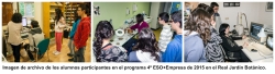 Descubre el Real Jardín Botánico a través de 4º ESO+Empresa