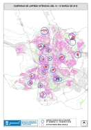 Limpiezas intensivas en 17 distritos