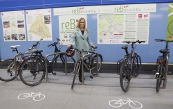 Nuevos aparcamientos para bicis en los accesos al transporte público