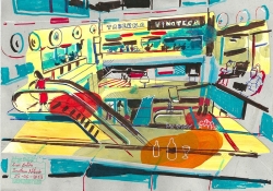 Arte, gastronomía y tradición se unen en la exposición “Dibujo Mercado”