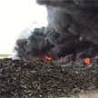 La Comunidad da por extinguido el incendio del depósito de neumáticos