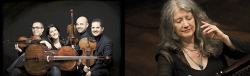 Martha Argerich y el Cuarteto Quiroga inauguran la V Temporada de La Filarmónica