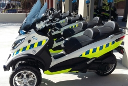 Nuevas motos de tres ruedas para los Agentes de Movilidad