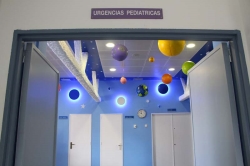 Las urgencias pedriáticas del Severo Ochoa se convierten en un improvisado planetario
