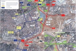 El Ayuntamiento recomienda evitar la circulación en la avenida de Arcentales