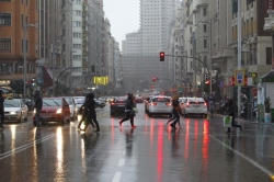 El Ayuntamiento reforzará mañana sus medidas de gestión del tráfico por la lluvia
