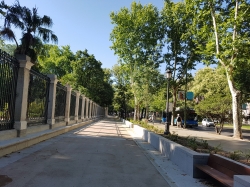 Abierto al público el recorrido peatonal del Paseo del Prado entre la Plaza de Murillo y la Puerta del Rey del Jardín Botánico