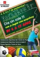 Vuelven en septiembre los 'días sin cole' con 320 plazas