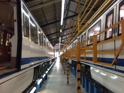 Metro moderniza sus trenes de la línea 5