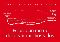 ‘Estás a un metro de salvar muchas vidas’. Dona sangre