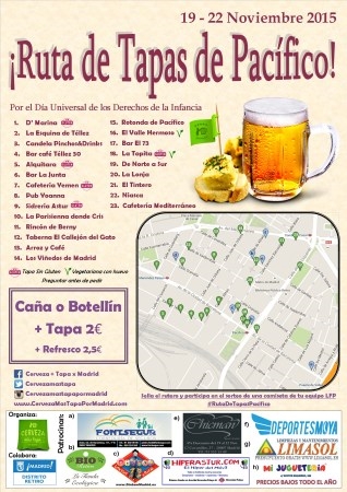 RUTA DE TAPAS PACÍFICO