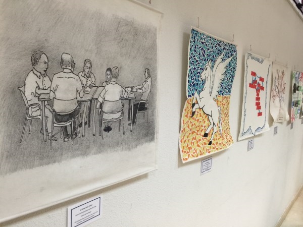 Arranca la exposición de tapices elaborados por personas con deterioro cognitivo