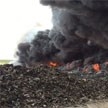 La Comunidad da por extinguido el incendio del depósito de neumáticos