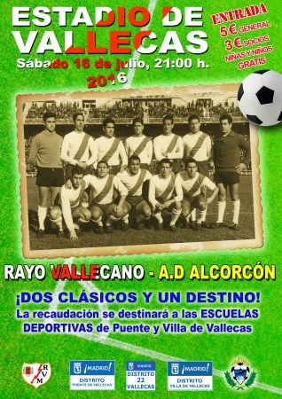 Presentación del partido de fútbol solidario “Pro-Vallecas”
