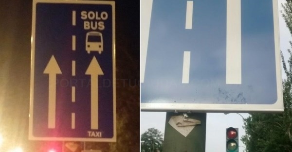 El Carril Bus de la Avenida de la Albufera, amenazado por el sector del Taxi