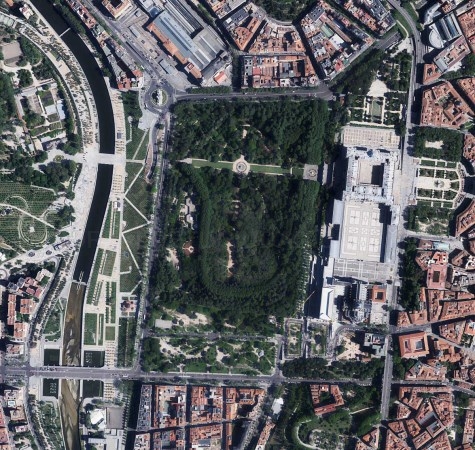 Madrid a vista de pájaro