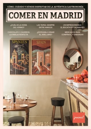 Comer en Madrid, guía para promocionar la gastronomía de la capital