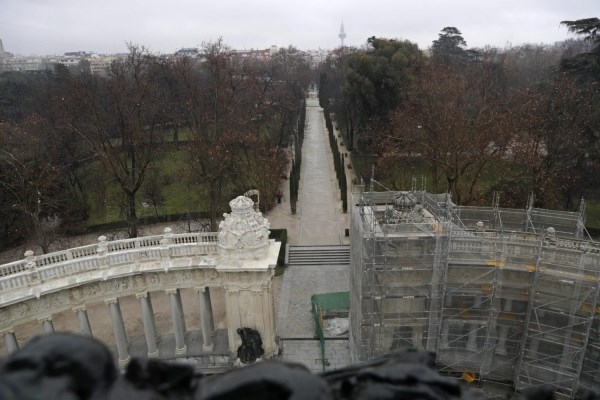 Nuevo mirador en la torre que sirve de pedestal a la estatua ecuestre de Alfonso XII en Retiro