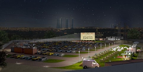Autocine Madrid, el mayor cine al aire libre en coche