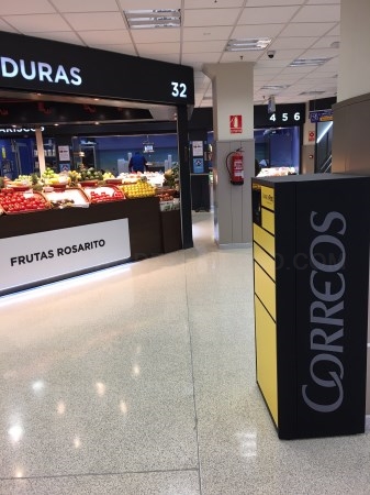 Nuevos terminales de paquetería de correos en los mercados de Madrid