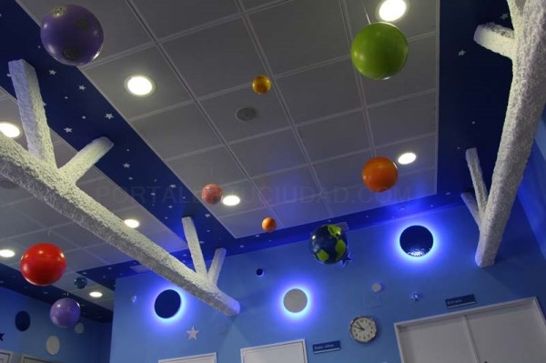 Las urgencias pedriáticas del Severo Ochoa se convierten en un improvisado planetario