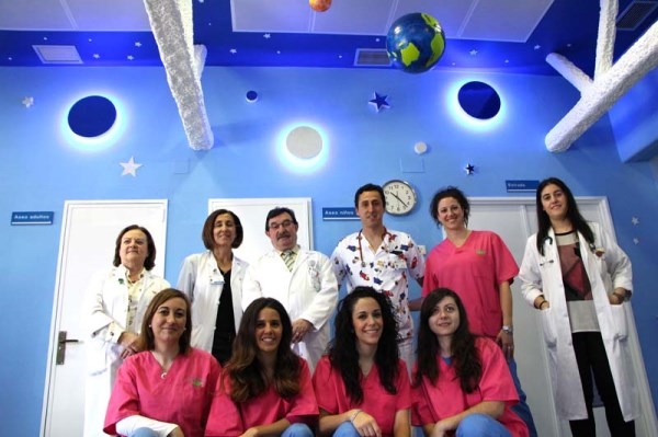 Las urgencias pedriáticas del Severo Ochoa se convierten en un improvisado planetario
