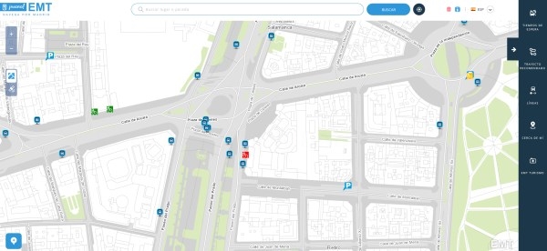 EMT renueva completamente su aplicación oficial y su mapa interactivo “Navega por Madrid”