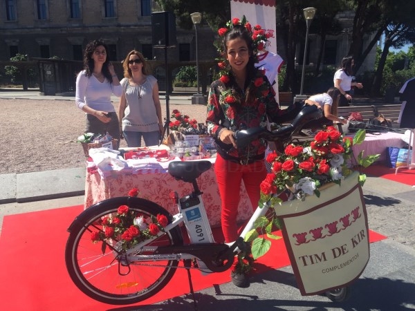 TrendCycle, la pasarela de moda en bicicleta inunda las calles de Madrid