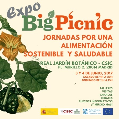 Feria de alimentación sostenible Big Picnic en el Real Jardín Botánico