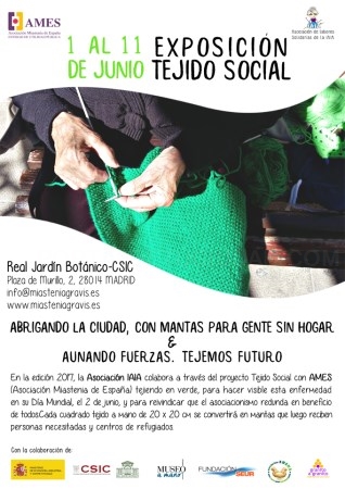 El Real Jardín Botánico colabora sensibilizar a la sociedad sobre la miastenia, una enfermedad diagnosticada como poco frecuente