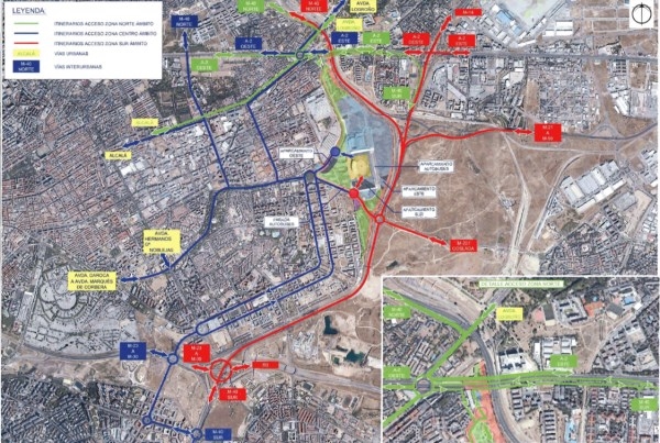El Ayuntamiento recomienda evitar la circulación en la avenida de Arcentales