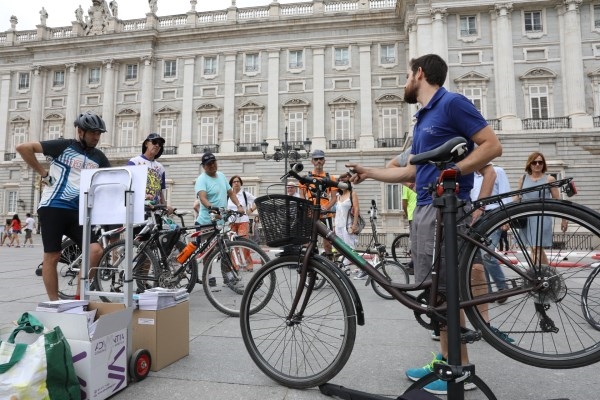 Arrancan los itinerarios ciclistas