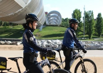 En bici con la Policía Municipal