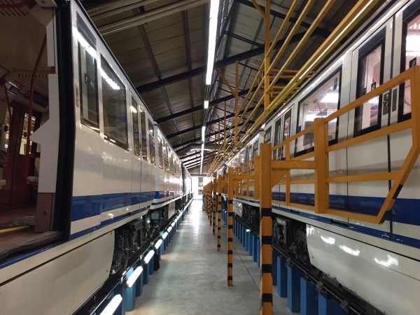 Metro moderniza sus trenes de la línea 5