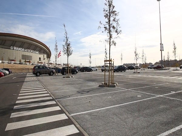 EMT gestionará el aparcamiento disuasorio del Wanda Metropolitano