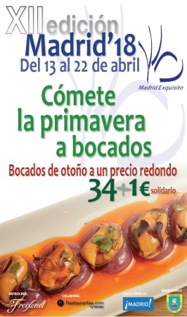 Llega la edición de primavera de “Madrid Exquisito”