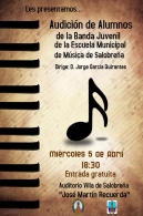 II AUDICIÓN DE ALUMNOS DE LA BANDA JUVENIL DE LA ESCUELA MUNICIPAL DE MÚSICA DE SALOBREÑA