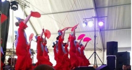 ACTUACIÓN DE LA ESCUELA DE BAILE FLAMENCO DE LA CASA DE LA CULTURA DE SALOBREÑA