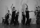 ACTUACIÓN DE LA ESCUELA DE BAILE FLAMENCO DE LA  CASA DE LA CULTURA DE SALOBREÑA