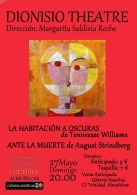 Dionisio Theatre presenta: La Habitación a Oscuras de Tenneesse Williams y Ante la Muerte de August Strindberg