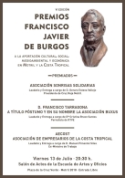 VI Edición PREMIOS FRANCISCO JAVIER DE BURGOS