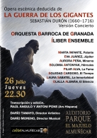 Opera en versión concierto: La guerra de los gigantes (Sebastián Durón 1660-1716)