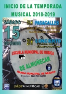 Concierto inaugural en la Plaza del Ayuntamiento de la Banda Municipal de Musica de Almuñécar