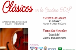 CICLO "CLÁSICOS EN LA CONDESA" CUARTETO BRIO CUARTET "DE NORTE A SUR"