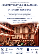 Presentación conferencia “Ciudad y Cultura de la mano”
