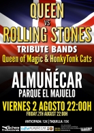 “QUEENS VS ROLLING STONE- TRIBUTE BANDS”