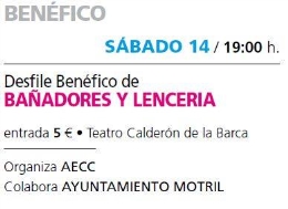 Desfile de Lencería y Bañadores
