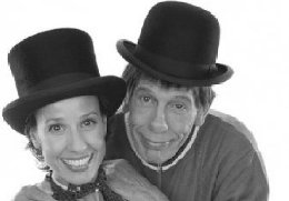 Fofito y Mónica Aragón