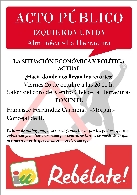 Acto Público de Izquierda Unida