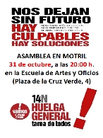 Asamblea-Mitin: ¡ Nos dejan sin futuro !